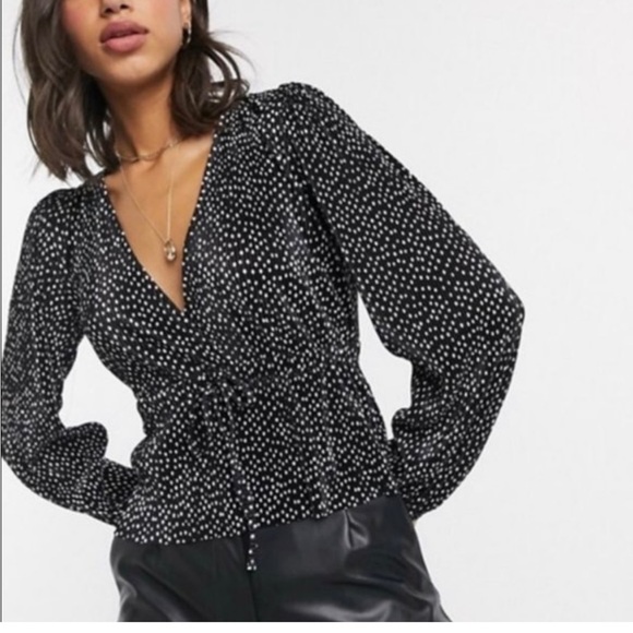 Zara polka dot blouse - Picture 2 of 3
